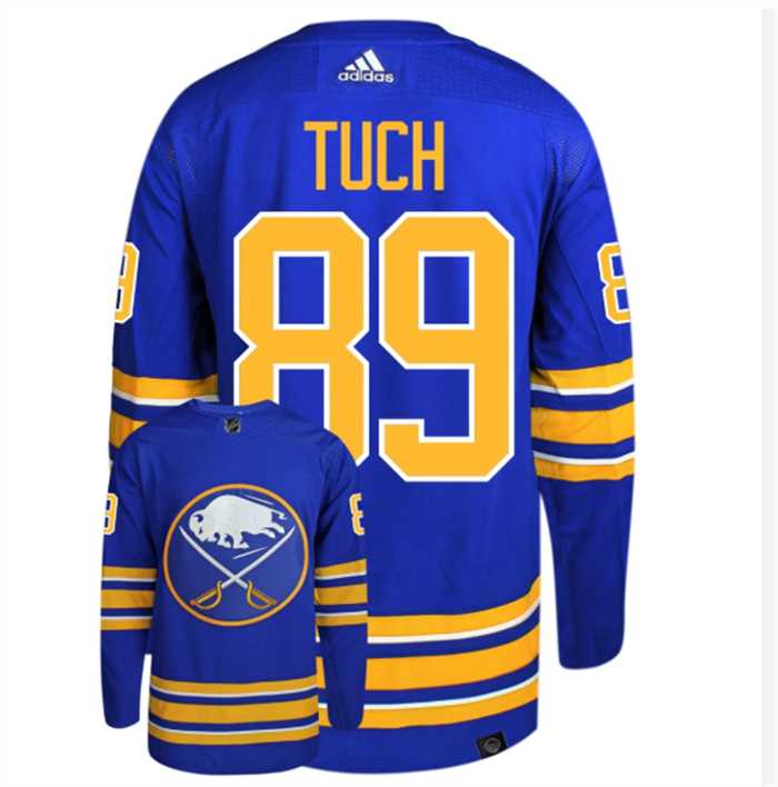 Mens Buffalo Sabres #89 Alex Tuch Blue Stitched Jersey Dzhi->buffalo sabres->NHL Jersey
